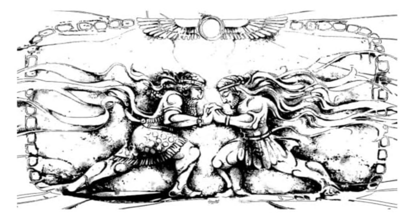 Gilgamesh and Enkidu fight roots revealed