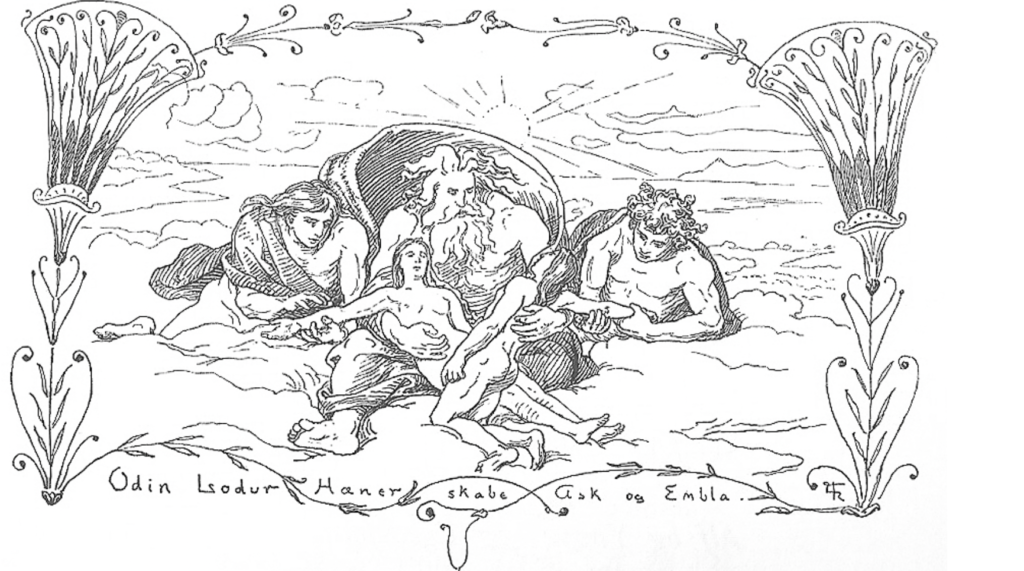 first humans norse mythology 