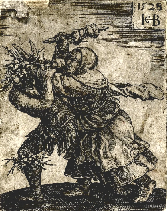 Benandanti fighting off evil